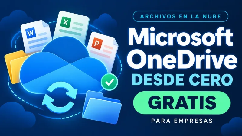 Portada de Microsoft OneDrive para empresas desde cero